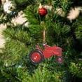 thumbnail image 4 of Festive Garden Pendant - Resin Christmas Tree Tractor Charm for Holiday Decoration and Crafting, 4 of 5