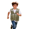 thumbnail image 4 of Kukoosong Toddler Boys or Girls High Visibility Zipper Front Outdoor Activities Vest with Reflective Strips, Sizes XL, 4 of 8