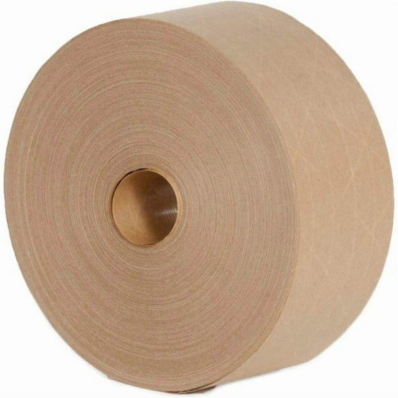 Water Activated Reinforced Kraft Paper Rubber Tape, 2.75 inches