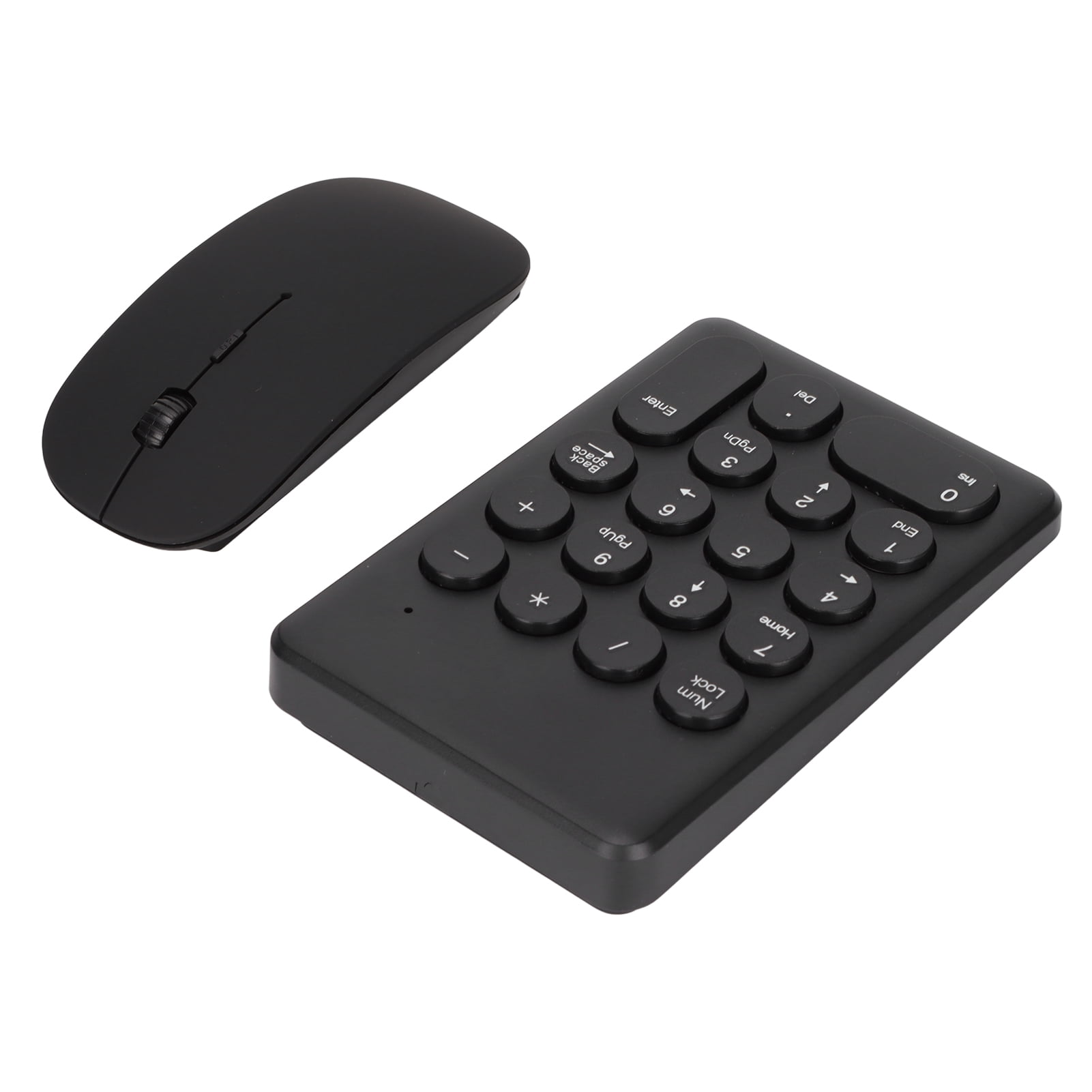 Wireless Numeric Keypad & Mouse Combo, Portable Slim 2.4GHz USB 18 Keys