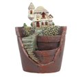 thumbnail image 2 of de Resina para Colgar en El Jardín, Diseño Creativo, Mini Casa, Estatuilla Artesanal, Soportes para Macetas para , Hogar, Escritorio, Flo Villa, 2 of 8