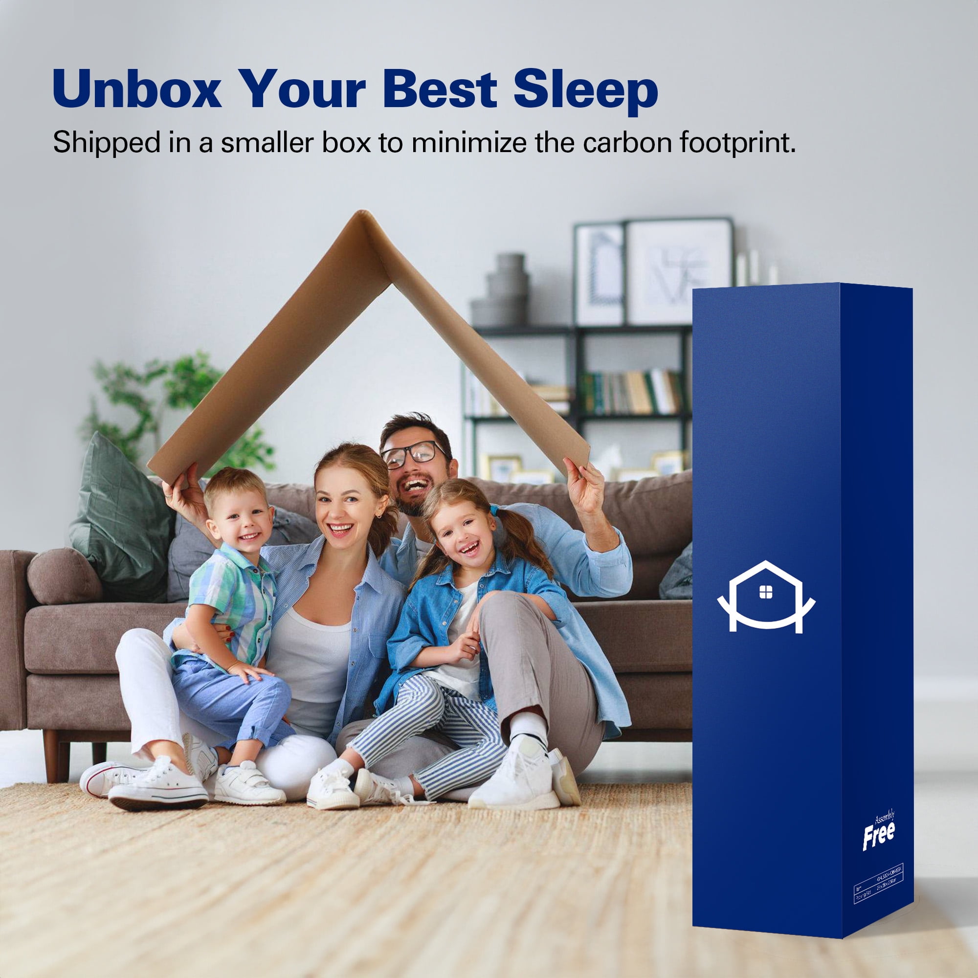 Focalsweet 10" Queen Hybrid Mattress with Euro Top for Adult and Kids