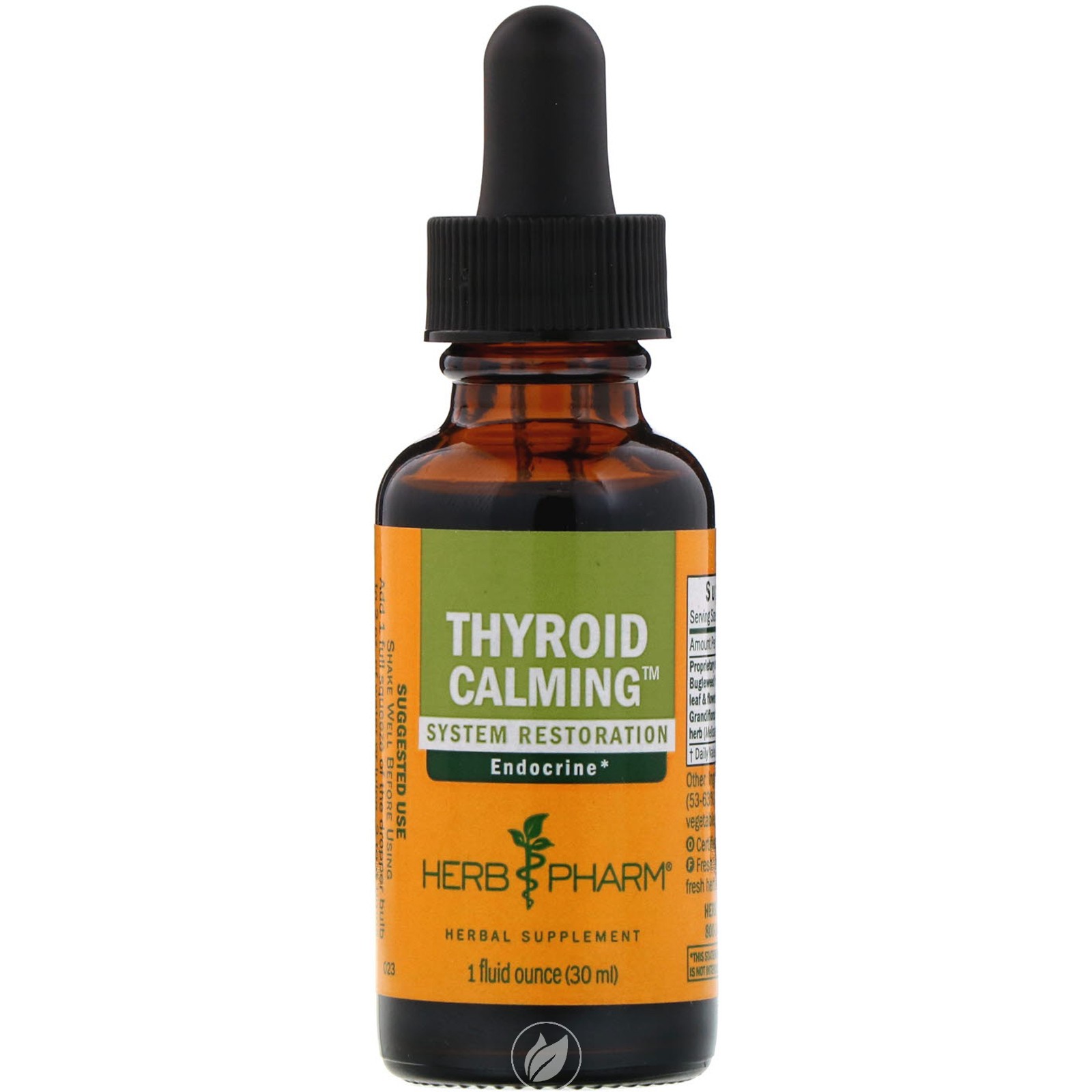 Herb Pharm Thyroid Calming(Bugleweed/Motherwort) 1 Oz, Pack of 2