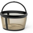 thumbnail image 1 of Filtre Réutilisable 4 Tasses avec Fond en Maille Compatible avec Cafetière et Brasseur - Remplacement Permanent pour Filtres Mr Coffee Style Panier Doré Lot de 1, 1 of 5