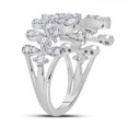 thumbnail image 3 of Solid 14K White Gold Real Natural Diamond Ring for Women 7/8 Carat - Size - 7 ( .92 Cttw ), 3 of 5