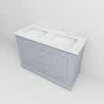 thumbnail image 6 of Tybee 48 in W x 22 in D Dark Grey Double Bath Vanity and Carrara Marble Top, 6 of 10