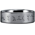 thumbnail image 3 of Tungsten Yoga Ring 1, 3 of 5