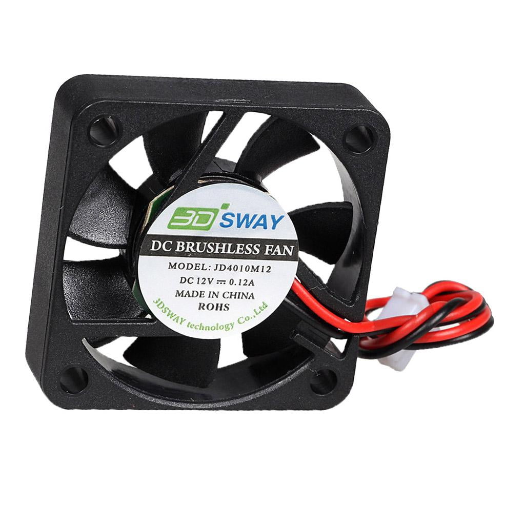 40mm X 40mm X 10mm 4010 12V 0.1A Brushless DC Cooling Fan Hydraulic