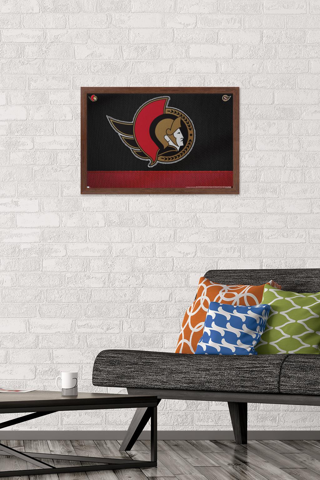 NHL Ottawa Senators - Logo 20 Wall Poster, 14.725" x 22.375", Framed - image 2 of 5