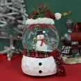 thumbnail image 7 of Musical Christmas Glitter Snowman with Figurine Water Ball Snow Globes Decoration Plays We Wish You a Merry Christmas,Snowman, 7 of 7
