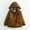 Brown, variant on Fesfesfes Boys Winter Hooded Jacket Warm Fleece Lined Windproof Rainproof Parka Coat with Large Pockets Thick Outerwear for Kids Cold Weather Outdoor Activities(Navy,3-4 Years)