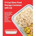 thumbnail image 2 of EUROSTAR GS11RCTR Glass Food Storage Container with Lids, 2 of 2