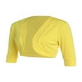 thumbnail image 3 of Boléro Châle Cardigan pour Femmes Manches 3/4 Veste Courte Courte en Tricot pour Robe S-TTG, 3 of 6