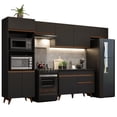 thumbnail image 1 of Madesa Gabinete de Cocina Integral 330 cm Reims Negro 01, 1 of 11