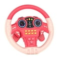 thumbnail image 2 of MERIGLARE Round Steering Wheel Toy Kids Electric Wheel Toy Pretend Play Educational with Music and Light Car Driving for Children Gifts red, 2 of 8