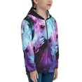 thumbnail image 5 of Kdxio Rainbow Spotted White Horse Pattern Kids Boys Girls Zip Up Hoodie 3D Printed Hooded Sweatshirt Hoody Coat with Pocket 7-12 Y-Small, 5 of 6
