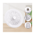 thumbnail image 3 of Ventilador de techo E27 con luz y control remoto, luz de ventilador inteligente, ventilador de iluminación, lámpara de ventilador de techo LED para dormitorio, cocina C, 3 of 8