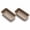 Gold, variant on Stcellnmex 2 Pack Gold Non Stick Small Loaf Pans Rectangle Baking Tray Toast Mold 7.68 x 3.74 Inch