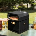 thumbnail image 2 of SUGIFT 4-in-1 Outdoor Portable Pizza Oven with 12 Inch Pizza Stone, 2 of 10