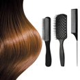 thumbnail image 4 of Juego de Peine para El Cabello de 3 Uds., Peine de Cola Puntiaguda, Peine de Peluquería 3 en 1, Juego de Cepillo Y Peine para Cabello Natural , Baoblaze Peine de pelo de cola, 4 of 7