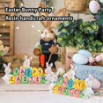 thumbnail image 2 of Electronicheart Easter Miniature Rabbits Model Craft Spring Figures Party Tabletop Door Home Ornament Decoration Holiday Accessory, 2 of 6