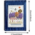 thumbnail image 5 of QenASHaing Embroidery Stitch Book Kit for Beginners, All-in-One Hand Embroidery Learning & Practice Book with Fabric Pages, 100+ Patterns, Hoop, Threads & Tools, DIY Stitching Set Gift (1 pcs), 5 of 8