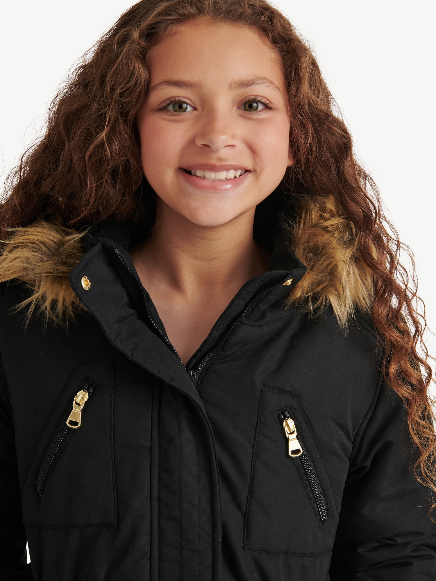 Justice Girl's Canvas Parka, Sizes XS - XL