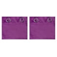 thumbnail image 4 of MDS Blackout Curtains for Living Room and Bedroom Thermal Insulated Grommet Room Darkening Draperies 2 Panels (Royal Purple 42x72), 4 of 7