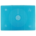 thumbnail image 1 of Alfombrilla de silicona antiadherente para amasar con báscula, accesorio de cocina para hornear (azul, 50 x 70 cm), 1 of 14