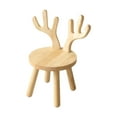 thumbnail image 3 of Silla de madera para niños, taburete otomano de madera para niños, taburete decorativo para sentarse, taburete para pies para la puerta de la casa,, 3 of 9