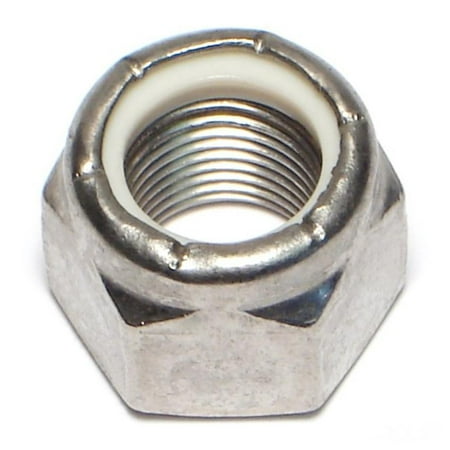 

5/8 -18 18-8 Stainless Steel Fine Thread Nylon Insert Lock Nuts (3 pcs.)