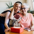 thumbnail image 4 of CY5O5ee Mother'S Day Tabletop Decoration Love You Mothers Day Gifts Presents From Daughter Son Christmas Birthday Gifts Desk Signs for Home Bedroom Room Shelf Table Decor (Roses), 4 of 6
