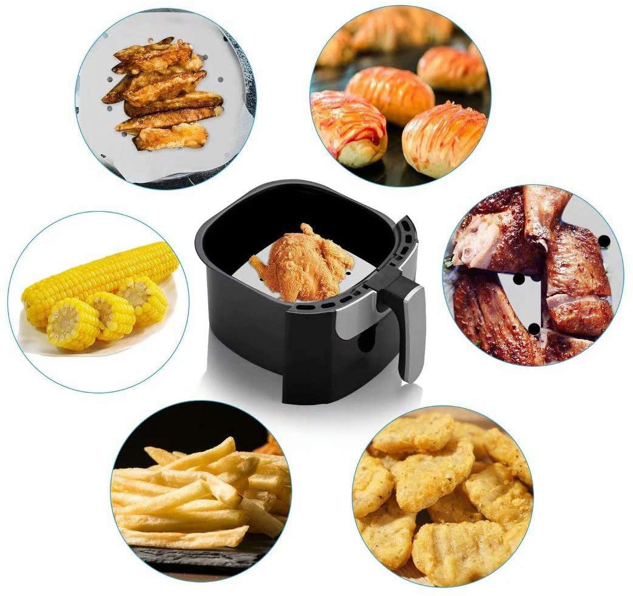 Baker's Signature Perforated Parchment Paper Air Fryer Liners — Tools and  Toys