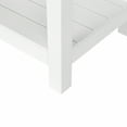 thumbnail image 5 of WestinTrends Tuscany Outdoor Side Table, All Weather HIPS 2 Tier Adirondack Small Patio Table with Storage, White, 5 of 9