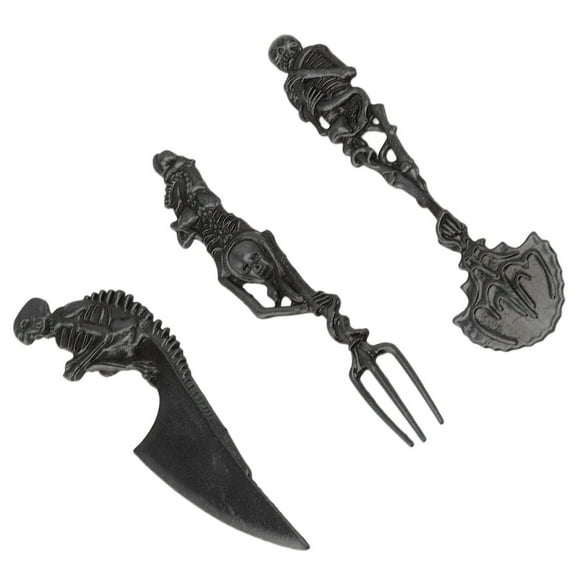 Cutlery Set, Metal Skeleton Tableware Knife Fork Spoon For Gift Decor