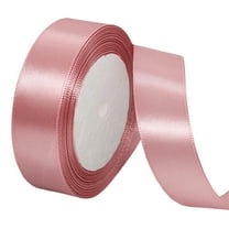 Ribbon 1 Inch x 25 Yards, Satin Fabric Ribbons for DIY Handicrafts, Valentine's Day DIY , Hair Bows Making, Gift Wrapping, Wreaths, Flower Bouquets, Birthday and Wedding Party Decorations