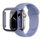 thumbnail image 1 of Cristal, funda y correa para Apple Watch, pulsera de silicona de 44mm, 40mm, 45mm, 41mm, 38mm, 42mm, 44mm para iWatch serie 3, 4, 5, 6, se, 7, 1 of 4