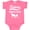 Hot Pink, variant on Inktastic Future Harness Racer Horse Racing Boys or Girls Baby Bodysuit
