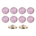 thumbnail image 1 of 10Pack Round Button, 23mm/0.9" Resin Decorative Pattern Button, Purple, 1 of 6