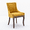 Golden, variant on Paproos Dining chairs Set of 4, Upholstered Dining Room Chair with Solid Wood Legs and Bronze-Nail Head, Modern Kitchen Chair with Thick Fabric, Side Dining Chair for Home, Dining Room, Grey