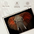 thumbnail image 6 of Elephant Stock Elephant Portrait Wall Art - Horizontal Canvas Wall Art - Living Room Wall Decor - Animal Canvas - Black And Brown Decor - 30" x 20", 6 of 8
