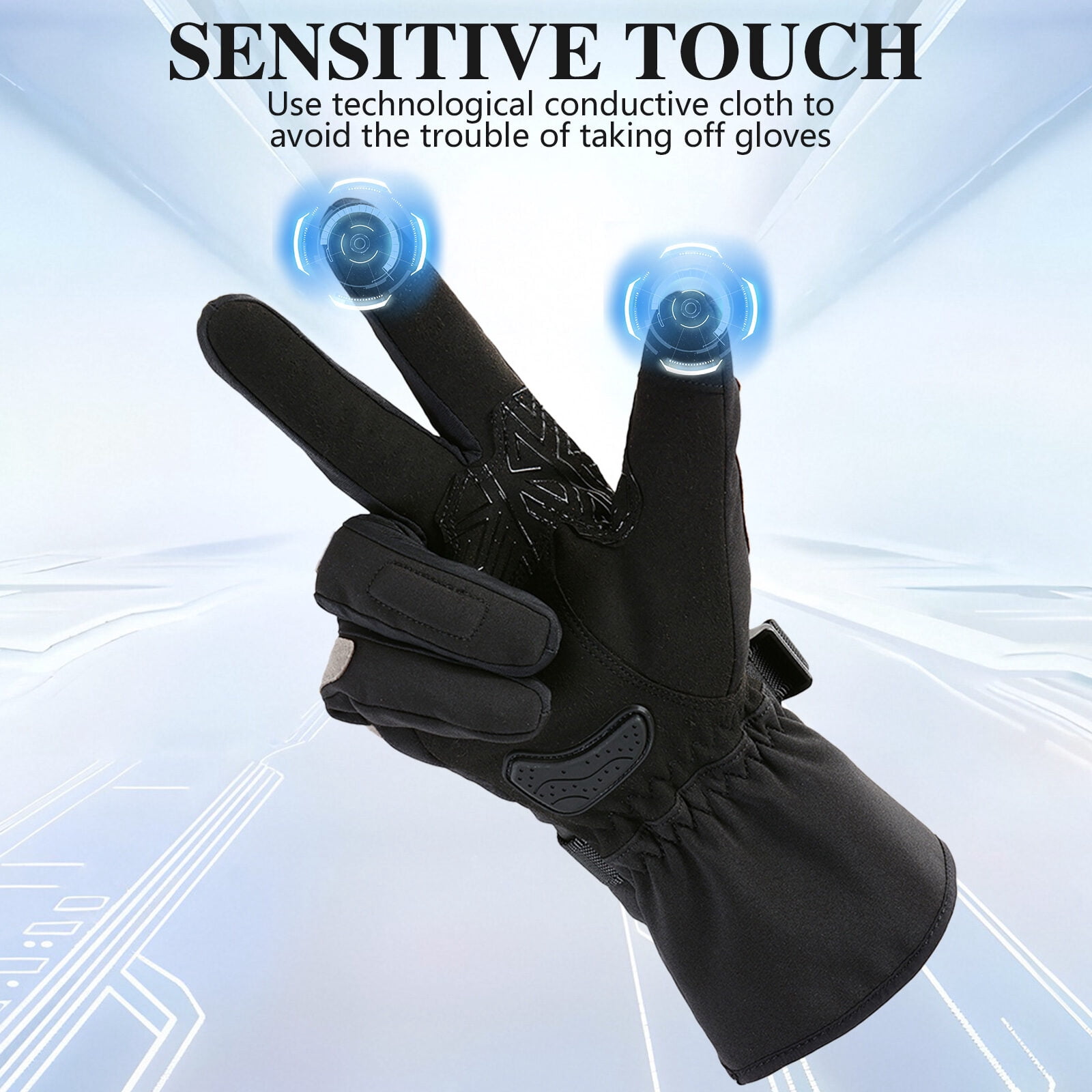 Autumn Winter Motorcycle Gloves For Men Women Windproof Keep Warm Motorbike Racing Gloves Touch Screen Moto Motocross Gloves CE Label