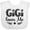 AA-White, variant on Inktastic My Gigi Loves Me Girls Girls Baby Bib