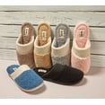 thumbnail image 2 of Floopi Women's Super Soft French Terry Upper/Insole Closed Toe Clog Slipper W/Felt Collar Trim Slipper W/ Memory Foam, 2 of 6