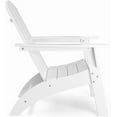 thumbnail image 5 of Flats & Castles Ellie Outdoor HDPE Weather Resistant Modern Adirondack Chair (White), 5 of 16