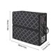 thumbnail image 2 of Caja de almacenamiento de edredones con cremallera y asa para sábanas, mantas, edredones (negro), 2 of 8