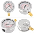 thumbnail image 1 of Hydraulic Pressure Gauge, Manometer, G1/4" Thread For Pressure Measuring With Metal Outer Case 0~600 Bar Easy Reading, 1 of 8