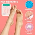 thumbnail image 5 of Patchology Rosé Toes-Renewing & Protecting Foot Mask Socks, Single, 5 of 7