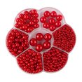 thumbnail image 1 of tredstone 1150pcs/set Beaded Jewelry Making Supplies - Easy To Thread Round Beads For DIY Projects Durable red 1Set, 1 of 6
