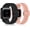Black/Pinksand, variant on Tianle Elastic Bands Compatible with Fitbit Versa 2 Band Women Men, 2Pack Soft Adjustable Nylon Breathable Sport Band for Versa/Versa 2/Versa Lite/SE Smartwatch Loop Stretchy Wristband, Black & Gray